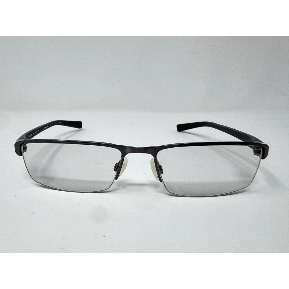 Nike 8097 068 Gunmetal Black Eyeglass Frames 55-17-140 Authentic